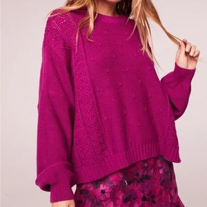 Band of the Free Olivia Pullover Dot Sweater Size XS, NWT